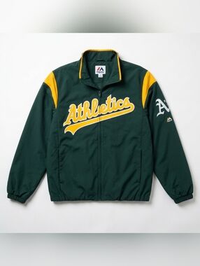 Las Vegas Oakland A's Athletics Majestic Therma Base Authentic Men's Med Jacket